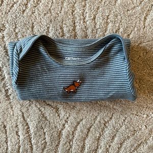 Carter’s 9month Onesie with Triceratops Embroidery